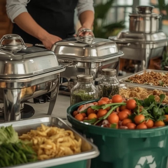 Trendy zero waste w organizacji posiłków na dużych spotkaniach